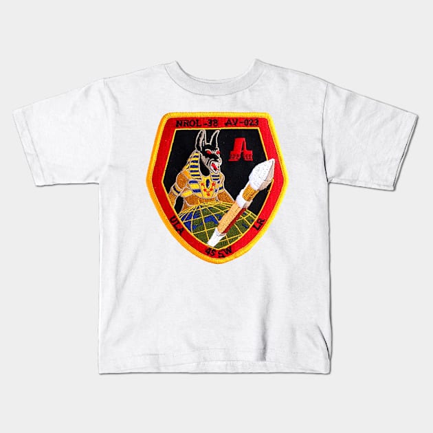 NROL 38 Launch Team Logo Kids T-Shirt by Spacestuffplus